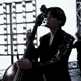 girl, silhouette of violin, dir en grey toshiya, make no secret of the cry of the drama, musical instrument