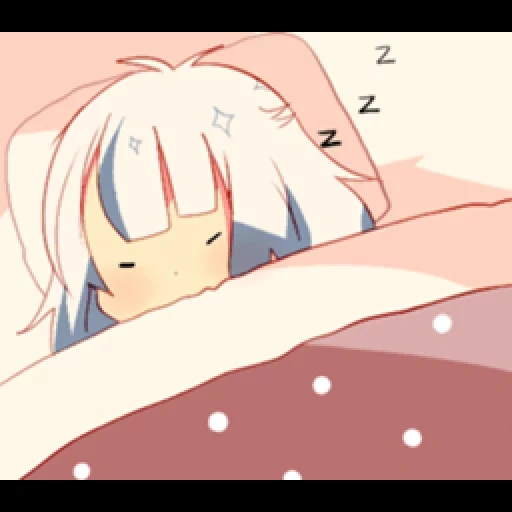 anime, ideas de anime, arte de anime, chica anime, umaru chan está durmiendo