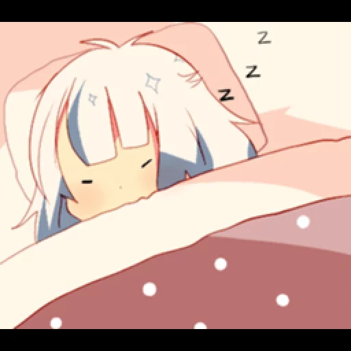 animation, animation creativity, animation art, anime girl, chen wan is asleep