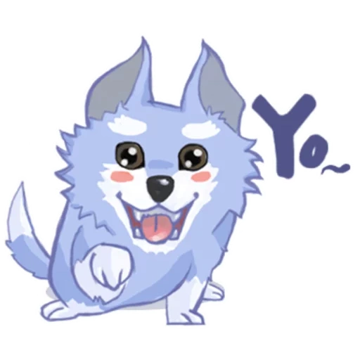 lobo, anime, lobo de desenho animado, leonard_thecat face