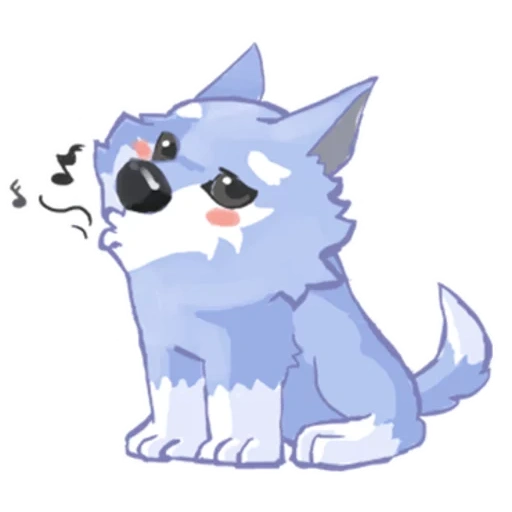 lobo, kotex, lobo de desenho animado, emoji wolf discord