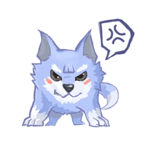 lobo, gato, anime, focinho de gato