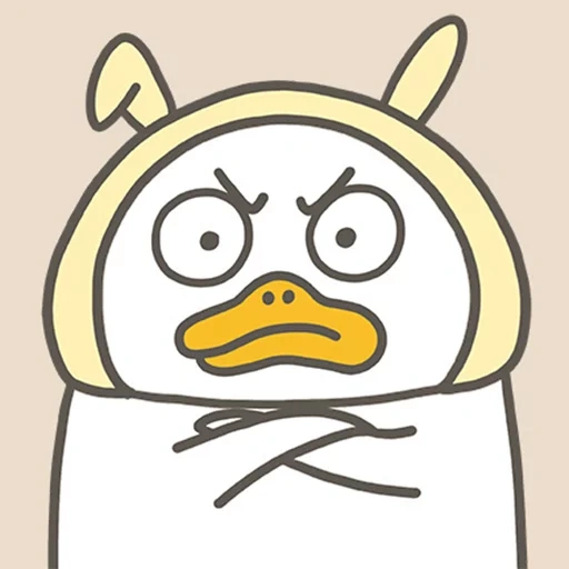 anime, personaje, liu duck, el pato es dulce, dibujos de kawaii