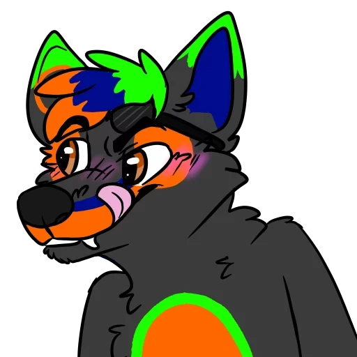 anime, furry, furry, wolf auron, furry art anime