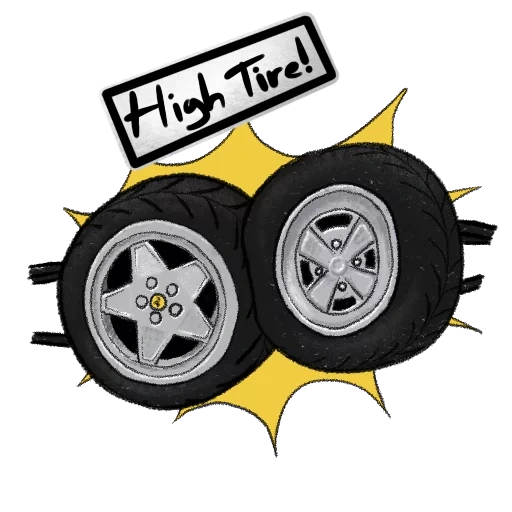 rueda, icono de neumático, logotipos de autoshin, llanta de carro, rueda ardiente caliente