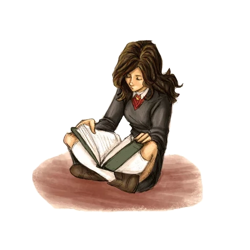 hermione art, libro de hermione, hermione granger, hermione granger art, libro de hermione granger