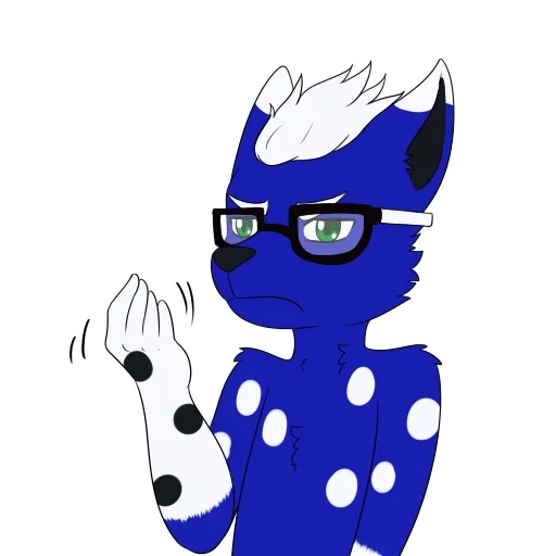 gato, humano, el gato es azul, el gato del perro azul, personaje de gato azul