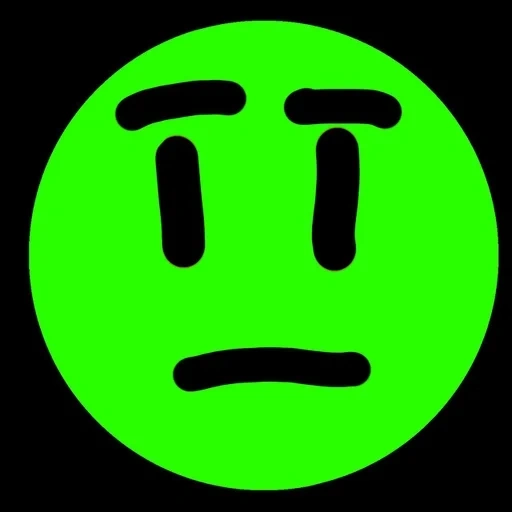 smiling face, green smiling face, a sad smiling face, a sad smiling face, smiling face fun green