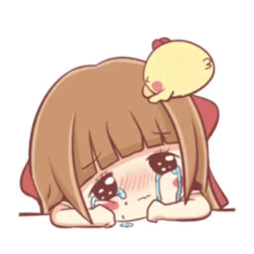 chibi, diagram, komik chibi, red cliff sadness, anime girl