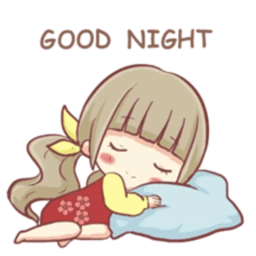 chibi, figure, good night, good night sweet
