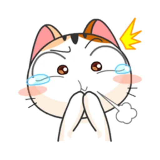 cat, un bel sigillo, meow animated, seal giapponese, illustrazione del gatto