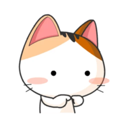 ligne de ligne, katiki kavai, chatons japonais, chats japonais, autocollants chats japonais