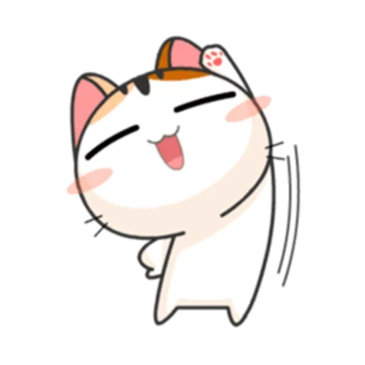 кошечка, японские кот, meow animated, японская кошечка