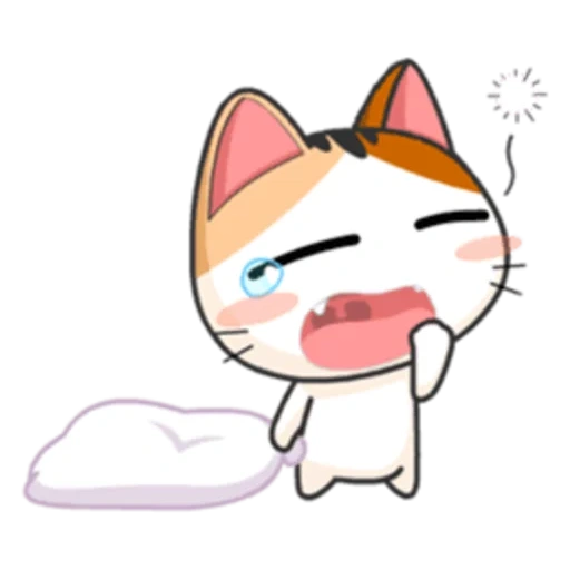 gato miau miau, meow animado, gatos japoneses, gato japonês, gatos japoneses emoji