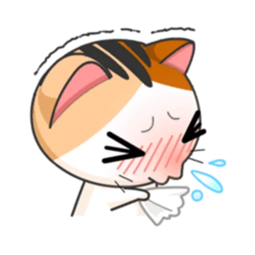 parker, meow animated, gatito japonés