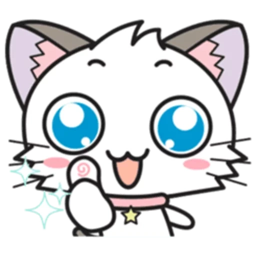 cat, kawai, kitty_bam, cat étoilé, hoshi luna diary