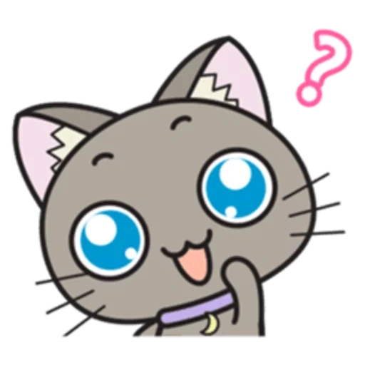 cat, animal cats, emoji is not kat, cat stickers, hoshi luna diary