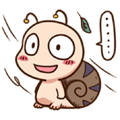 snail, characters, chibi snail, kitty snail, imessage snail