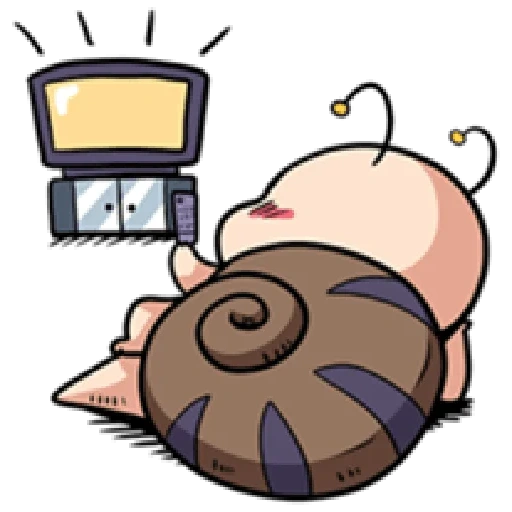 chibi, snail, chibi snail, snail drawing, snail illustration