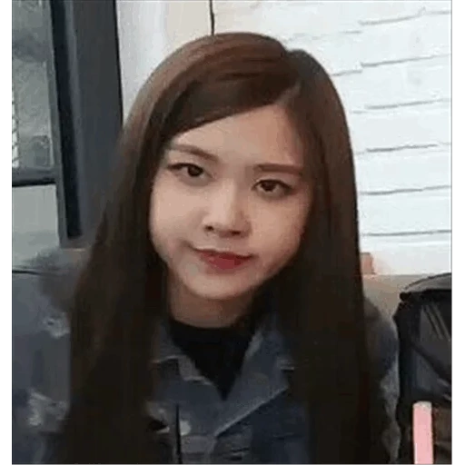 asiático, menina, jisoo blackpink, atriz coreana, pacote de expressão em pó preto rosa