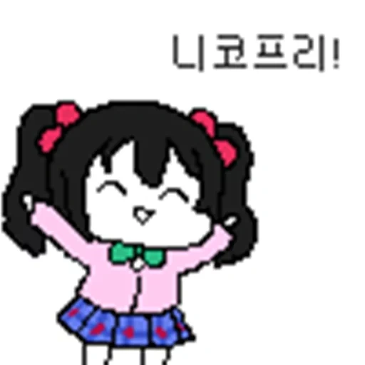 chibi, anime, image, personnages de chibi, nico pixel