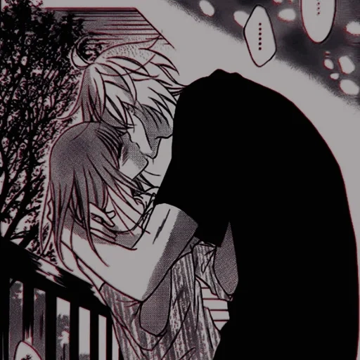 mangá de um casal, mangá de anime, pares de anime de mangá, um casal ideal de mangá, manga perfeita um beijo de casal