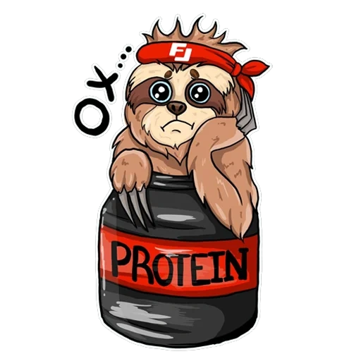 loteng, kaleng, ikon protein rendah