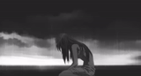 death, darkness, depression animation, animation art of depression, naruto is lonely and miserable