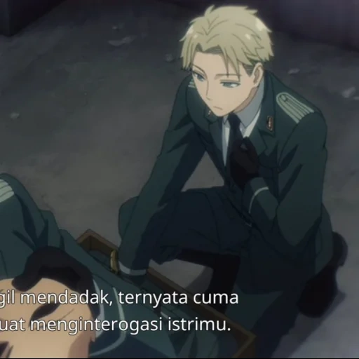 anime, anime, lloyd folger, karakter anime, keluarga mata-mata lloyd folger