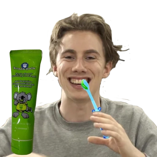 escova de dente, pasta de dentes, crianças limpas dos dentes, uma escova de dentes de menino, escova de dentes elétrica infantil