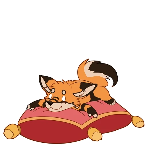 fox, fury fox, sleepy fox