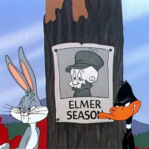 даффи дак, багз банни, looney tunes, багз банни 1951, looney tunes bugs bunny