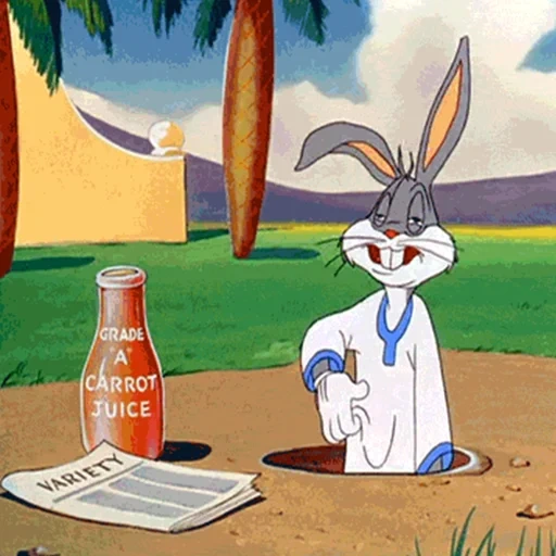 looney, багз банни, looney tunes, банни мультфильм 1998, психоделический мультик про зайца