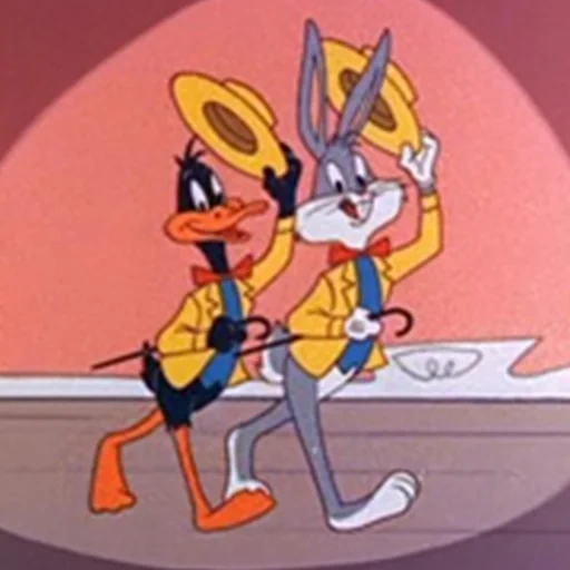 багз банни, looney tunes, багз банни даффи, багз банни даффи дак, the bugs bunny show 1960
