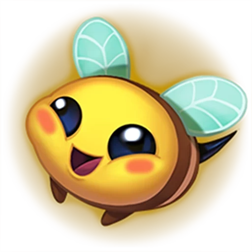 twitter, emoji is sweet, happy bee lol, sad bee, bee league of legends