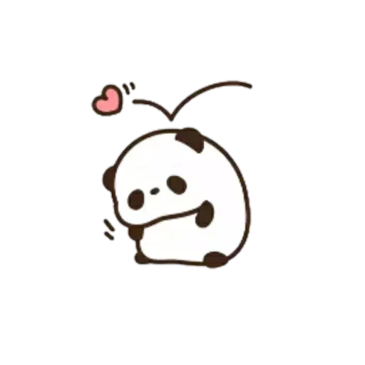 kawaii, kavai drawings, panda drawing, the drawings are cute, panda is a light pattern