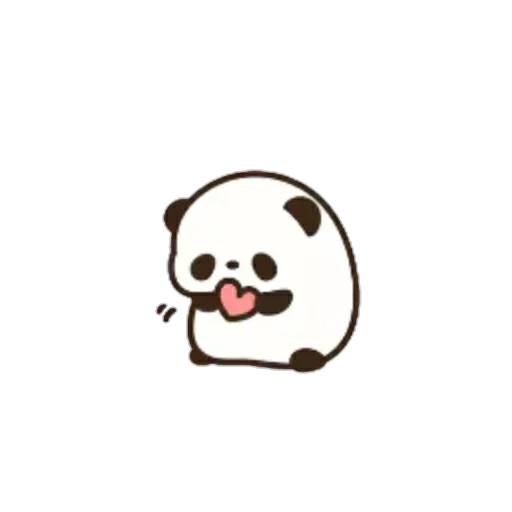 panda jepang, panda kartun, panda menggambar lucu, panda adalah gambar yang manis, von panda imut yang indah