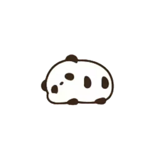 modello di panda, panda adesivi, panda modello carino, modello di panda carino, sticker bianco e nero carino