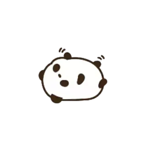 menggambar panda, stiker panda, panda menggambar lucu, panda adalah gambar yang manis, gambar panda lucu