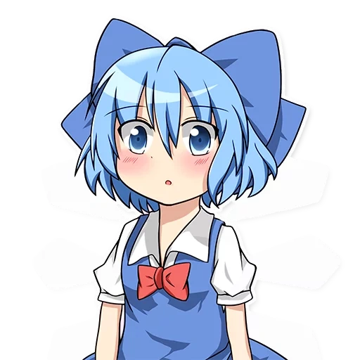 аниме ычан, touhou чирно, cirno touhou, touhou project, touhou hisoutensoku