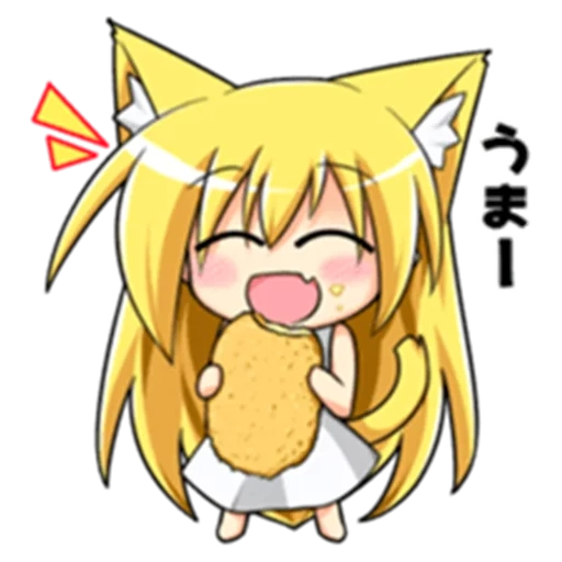 hari, chibi, anime lucu, anime fox, karakter anime