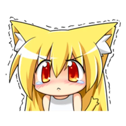 young woman, nya kawai, anime cute, anime fox, anime characters