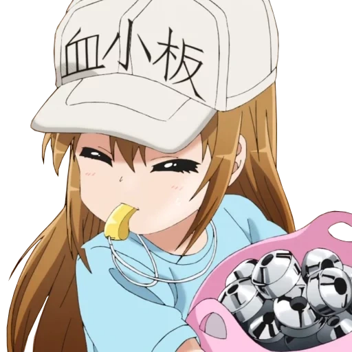 anone anone avatar, anone anone hataraku saibou аниме, аниме, аниме hataraku saibou platelet, аниме персонажи