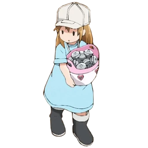 hataraku saibou thrombocite, hataraku saibou, hataraku saibou monocyte, habou anime, hataraku saibou yuri