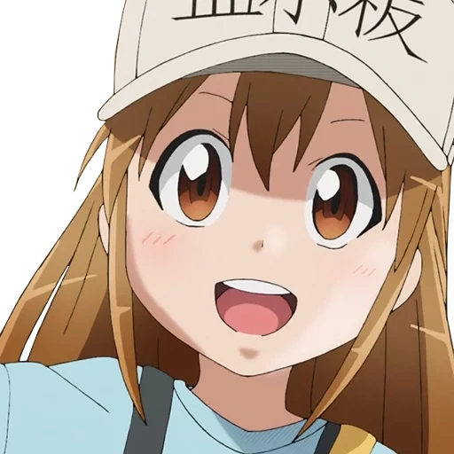 hataraku saibou, chicas del anime, anime, anime, anone anone habou anime