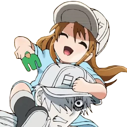 hataraku saibou, charaktere aus anime, hassaraku saibou anime, anime charaktere, anime