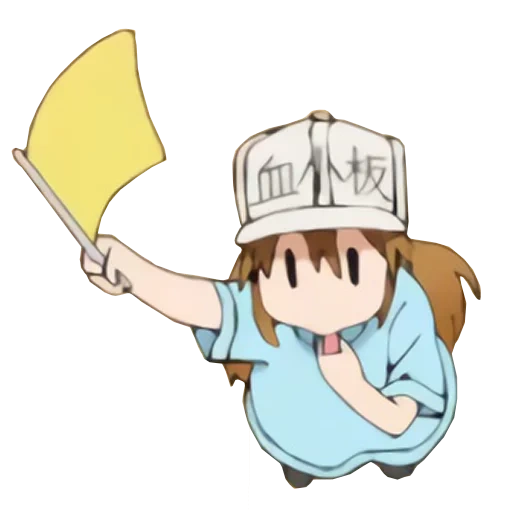 anime, hataraku saibou chibi, personaggi anime, disegni carini anime, disegno anime