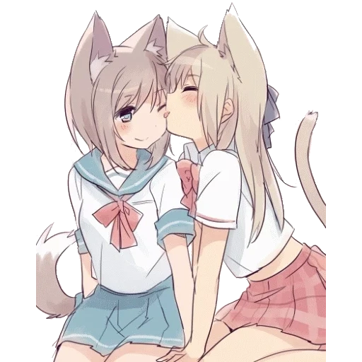 yuri neco, anime kusi yuri, anime nozada, gadis kucing yuri, anime gadis lucu yuri