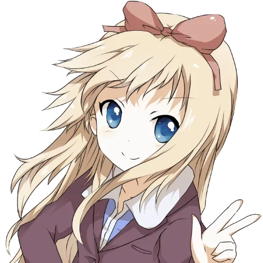 anime, yuru yuri, anime neko, personnages d'anime, anime gamin lin