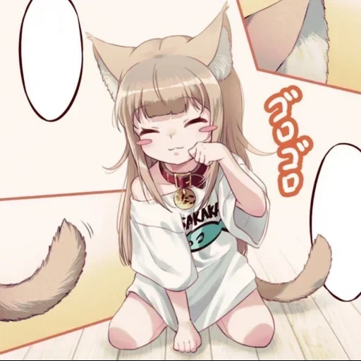 40hara кинако, аниме тян кошки, кошкодевочки аниме, osakana neko манга, 40hara аниме кинако
